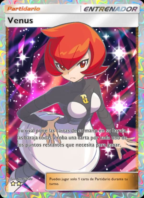 Venus card in Spanish