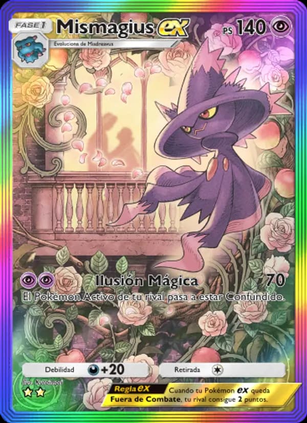 Mismagius ex card in Spanish