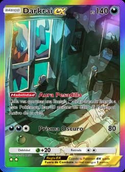 Darkrai ex card in Spanish