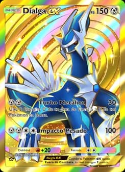 Dialga ex card in Spanish