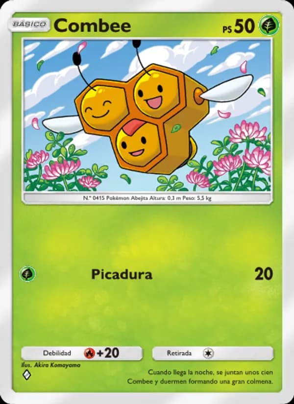 Combee card in Spanish
