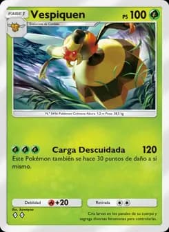 Vespiquen card in Spanish