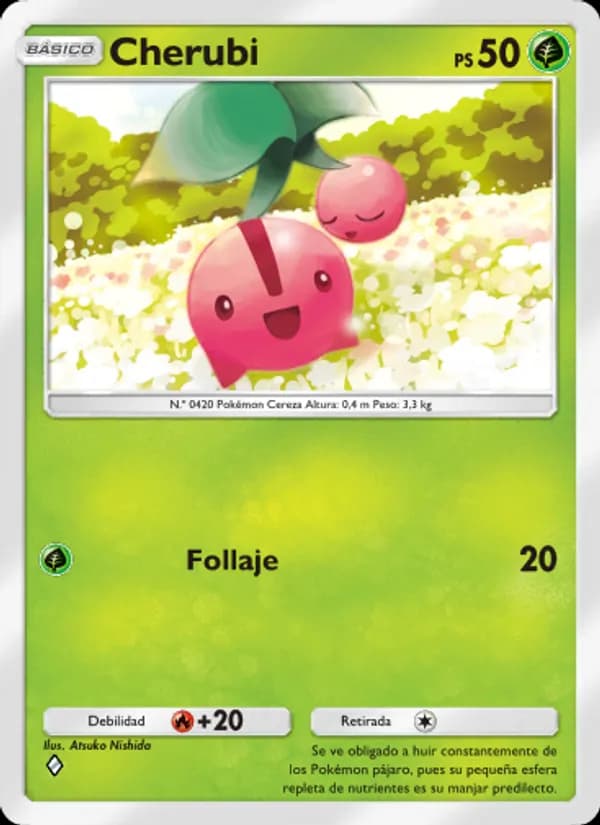 Cherubi card in Spanish