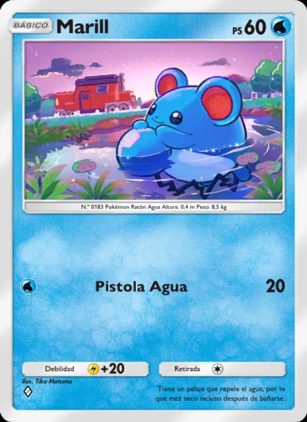 Marill card in Spanish