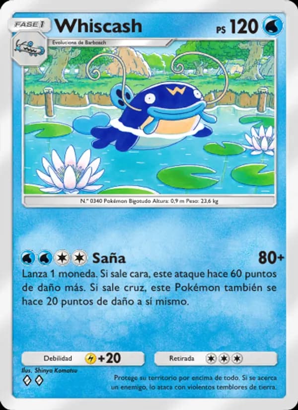 Whiscash card in Spanish