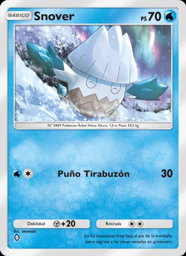 Snover card in Spanish