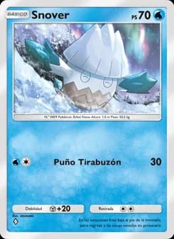 Snover card in Spanish