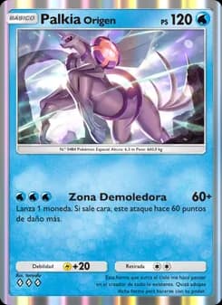 PalkiaOrigen card in Spanish