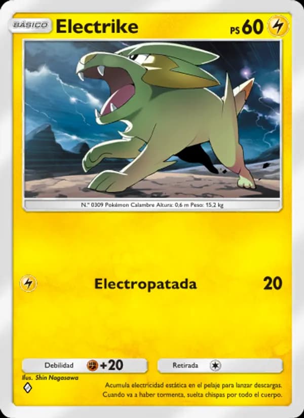 Electrike card in Spanish