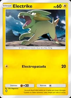 Electrike card in Spanish