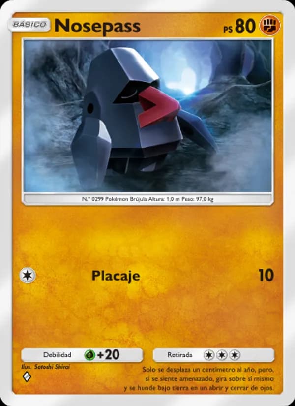 Nosepass card in Spanish