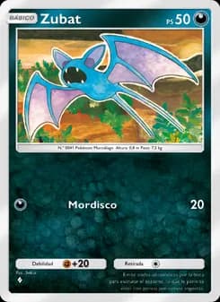 Zubat card in Spanish