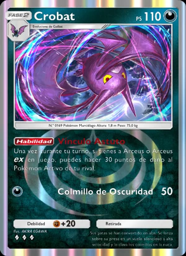 Crobat card in Spanish
