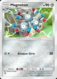 Magneton card in Spanish