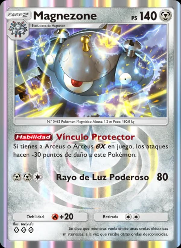 Magnezone card in Spanish
