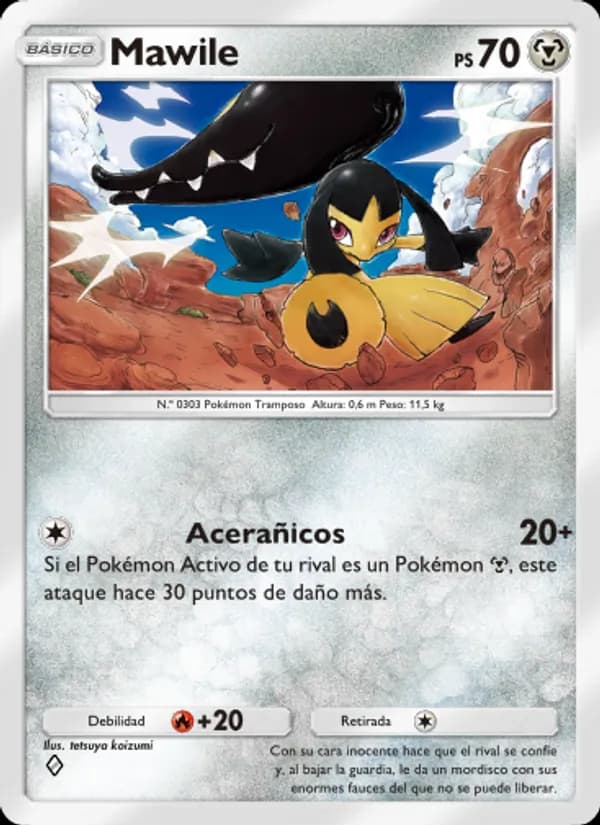 Mawile card in Spanish