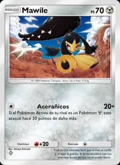 Mawile card in Spanish