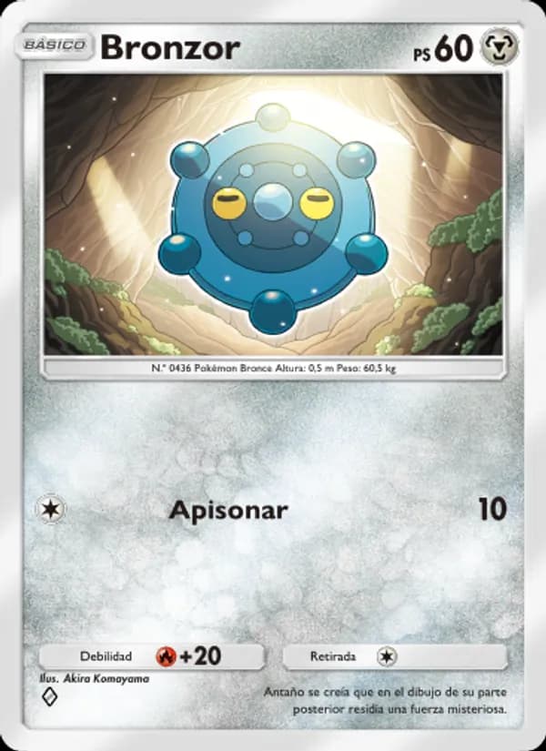 Bronzor card in Spanish