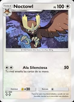 Noctowl card in Spanish