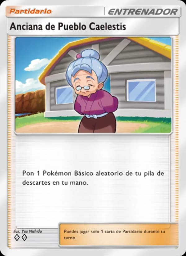 Anciana de Pueblo Caelestis card in Spanish