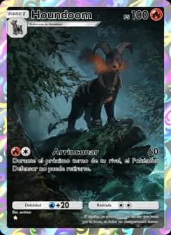 Houndoom card in Spanish
