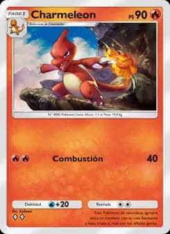 Charmeleon card in Spanish