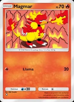 Magmar card in Spanish