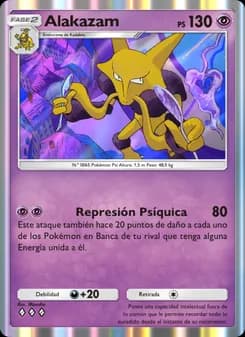 Alakazam card in Spanish