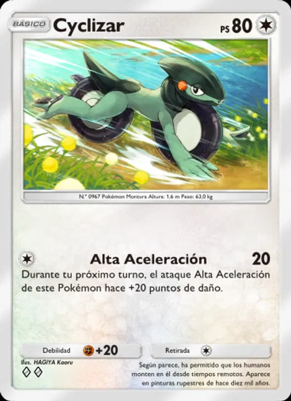 Cyclizar card in Spanish