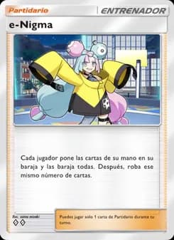 e-Nigma card in Spanish