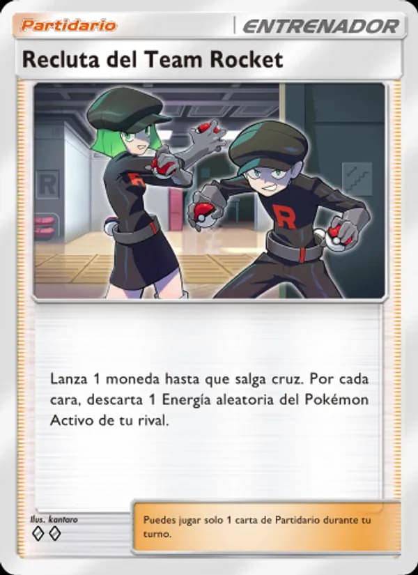 Recluta del Team Rocket card in Spanish