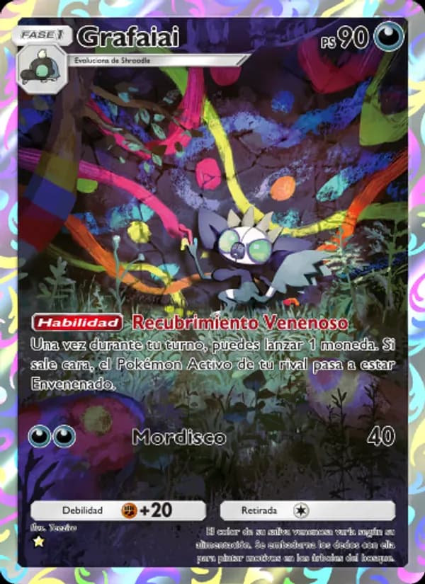 Grafaiai card in Spanish