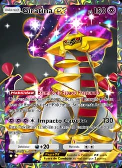 Giratina ex card in Spanish
