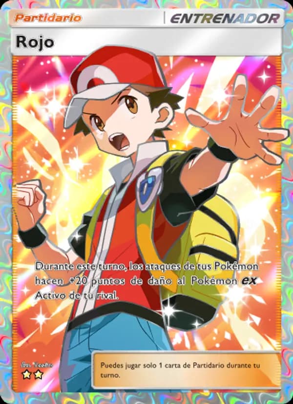 Rojo card in Spanish