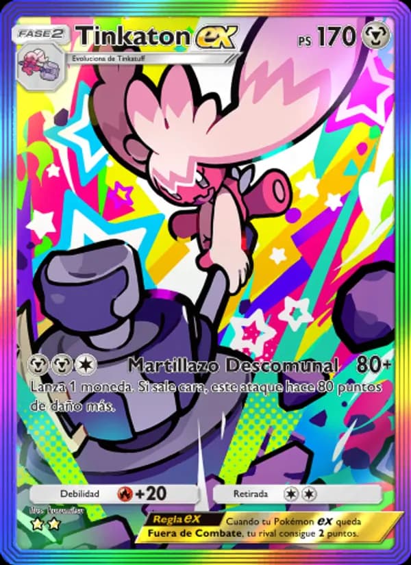 Tinkaton ex card in Spanish