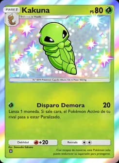 Kakuna card in Spanish