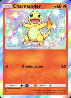 Charmander card in Spanish