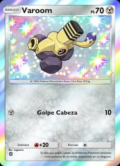 Varoom card in Spanish