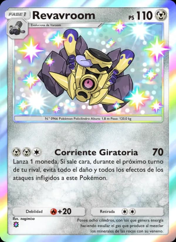 Revavroom card in Spanish