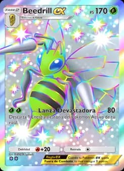 Beedrill ex card in Spanish