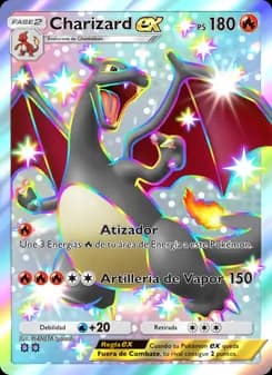 Charizard ex card in Spanish