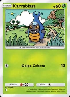 Karrablast card in Spanish