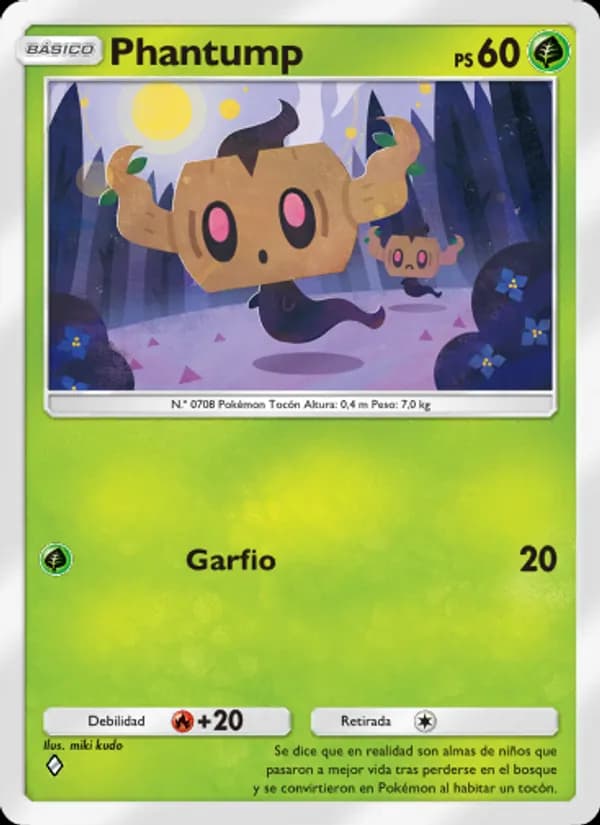 Phantump card in Spanish