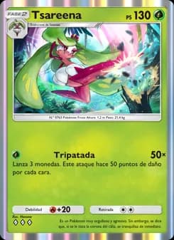 Tsareena card in Spanish
