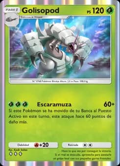 Golisopod card in Spanish