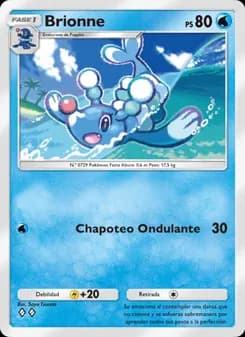 Brionne card in Spanish