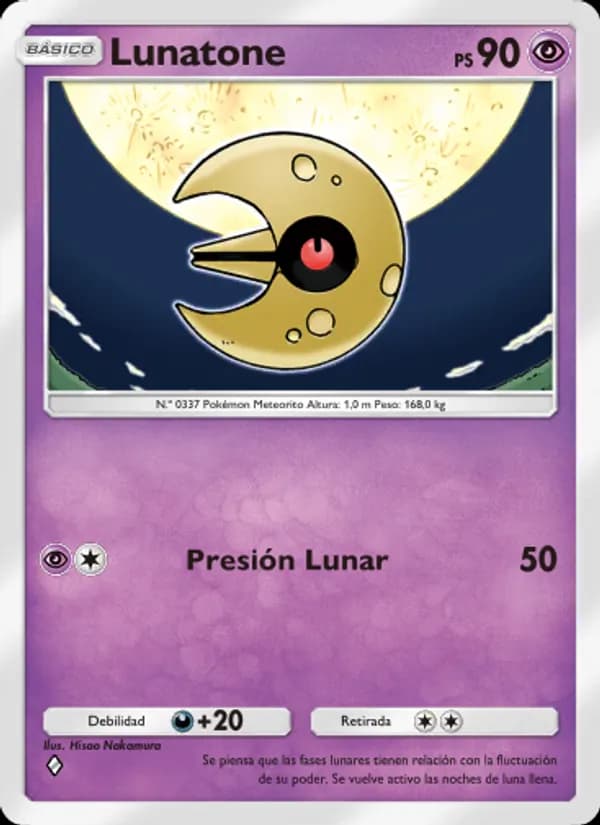 Lunatone card in Spanish