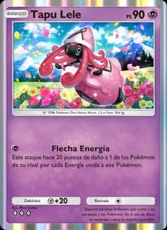 Tapu Lele card in Spanish