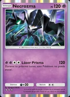 Necrozma card in Spanish