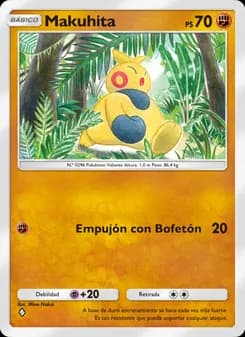 Makuhita card in Spanish